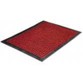 M&A Matting (formerly Andersen) Waterhog Classic Indoor Mat - 3' x 5', Red/Black